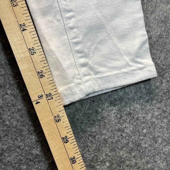 Kancan Women's Jeans Size 26‎ Skinny White Distressed Stretch Denim - Picture 7 of 13